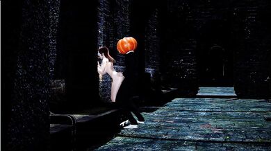 Abigails perky breasts enter a creepy and perverted lair (extra scene)