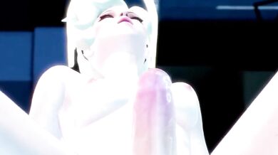 Massive Futa on Male Overwatch Blowjob Compilation