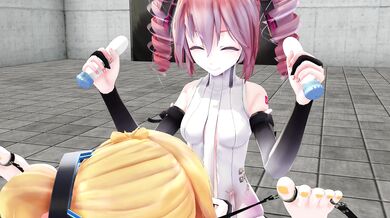 Ticklish Captive Girl in a Wooden Tickling Machine Is For*ced to Pleasure Her Oppressors