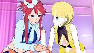 Pokémon Erotica: The Fateful Encounter of Skyla and Elesa