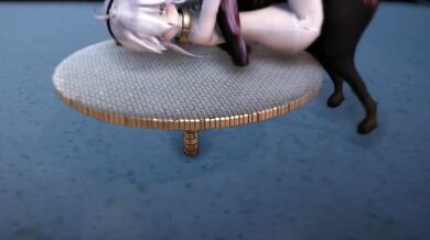 Pantyhose Bimbo Damsel in Distress Taken by Three Sexually Hungry Hounds!