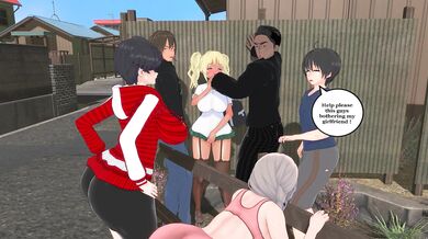 Hey guys, do you want to see me having sex with three helpful joggers?