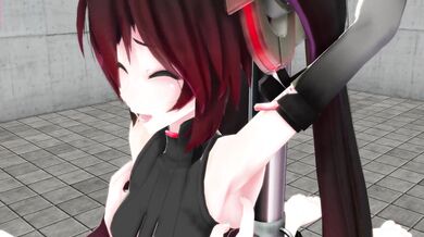 Strapped to a pole, suspended and tickled: The captured girl is the victim of an erotic game of tor*ture