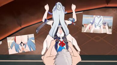 Sexy Lingerie Model in the Red Room Pleasures Herself with a Dildo