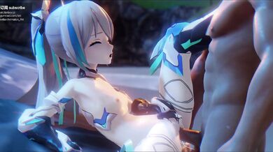 Wet and Wild on the Beach with Bronya