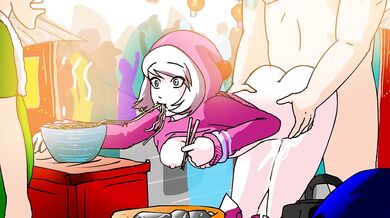 Watch this hentai porn video where a noodle chef surprises his customer with an unexpected and delicious treat that will leave them craving more