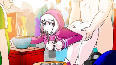 Watch this hentai porn video where a noodle chef surprises his customer with an unexpected and delicious treat that will leave them craving more