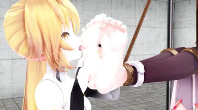 Bound and Tickled Hentai: A Girls For*ced Foot Abuse