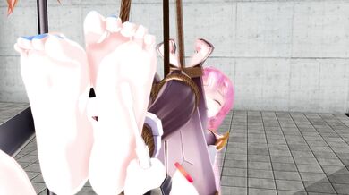 Bound and Tickled Hentai: A Girls For*ced Foot Abuse