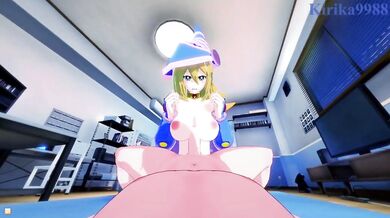 Experience the Ultimate Pleasure with Dark Magician Girl, Yu-Gi-Oh! Style