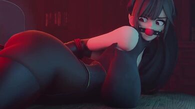 Curvy succubus gets caught red-handed stealing and bound in compromising positions