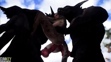 The Elder Scrolls V: Skyrim - One Werewolf is Good, but Two Knots in the Pussy are Even Better