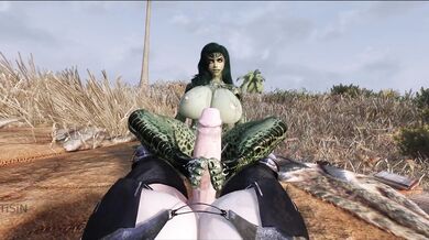 The Ultimate Blowjob Fairy Tale: Supersized Futa Queen 5 Unique Chicas