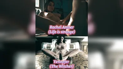 Battle of the Nudes: Rachel, Amber and Yennefers Sexy Showdown!