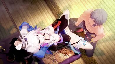 Moms Big Hentai Surprise for Her Sons Birthday, Starring Momo!