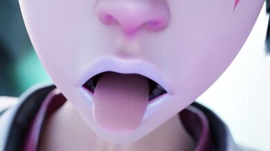 The Kitsune Fox is Pleasured by the Mouth of the Sexy and Seductive Kiriko