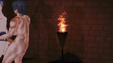 Sexy Lingerie Models Getting Fucked By A Big Dick Monster In An Abandoned Factory