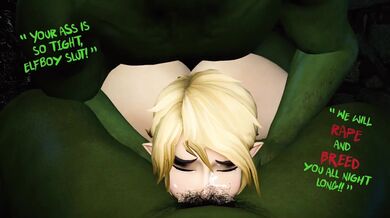 Rebecca Links the Orc Cock and Becomes a Sexual Slave