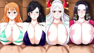 Massive-titted pirate girls indulging in a steamy three-way masturbation session