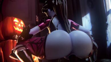 Mrs Reversed Cowgirl in Black Leather Boots: Widowmaker Hentai