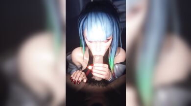 Lucyna, Kushinada and Cyberpunk Edgerunners join Alessio in a steamy night of cybersex