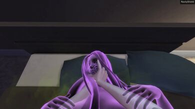 Sleeping with Paralyzed Orgasm in Sims 4, Dubbed