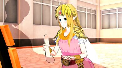Reborn in the Wilderness, The Legendary Princess Zelda is Captured by a Group of Perverted Bandits!
