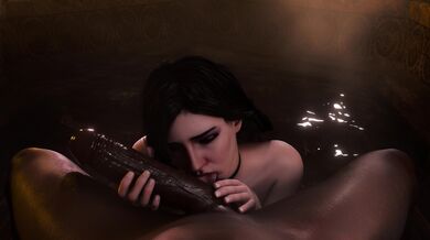 Blackened Blowjob - Yennefers Perspective (POV) [PewPosterous]