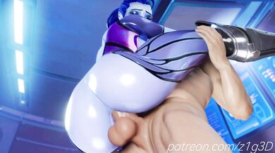 Bounce This! The Widowmakers Jiggly Booty Gets Revenge by Bouncing on Dicks!