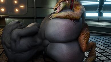 The Hentai Breeding Program of the Sangheili or Conquered and Impregnated: The Captive Sangheili Porn Video