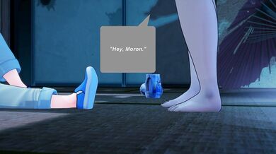 Beware! Dont mess with Android 18 or shell put a curse on you, Krillin!