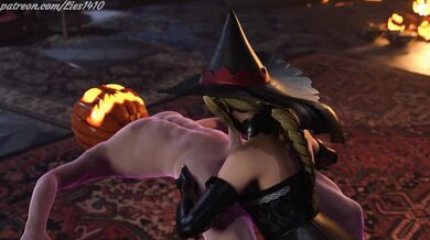 Sorceress Helena Takes a Deep Throat Blowjob