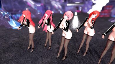 Ichika Nakano Miku Nakano Yotsuba Nakano Satsuki Nakano - Party Tonight [The Quintessential Quintuplets] 4k