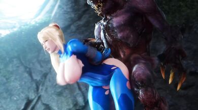 Monster Hunter - The Sexy Side of Samus Aran (Hentai Porn Video)