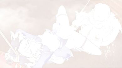 Beautiful and Curvy Asian Woman gets more than she bargained for with a furry friend