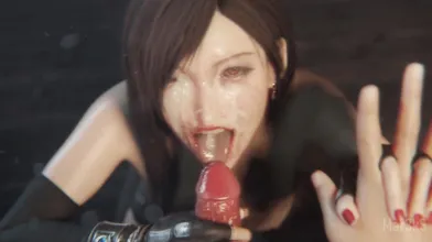 A passionate night with Tifa Lockhart as she enjoys a sensual massage from Mar3kS Watch the action unfold in this erotic PMV!