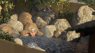 In the steamy hot spring resort, Yuyuko and Saigyouji engage in a passionate sexual encounter that leaves them both breathless