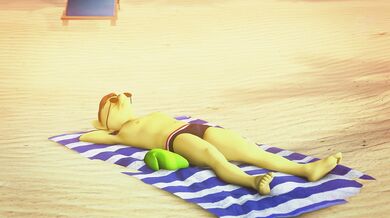 Hentai Beach Fun: A day at the shore turns into a steamy sex party!