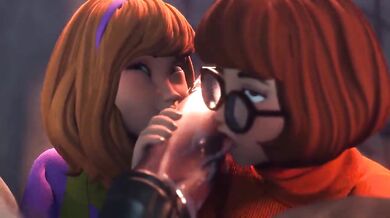 Juicy Cum Drips: Velma and Daphnes Sexual Adventure with Strange Men