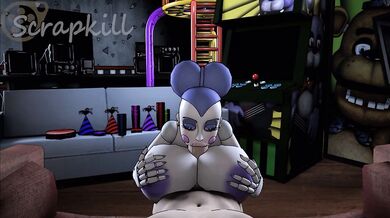 Busty Ballora bounces on your cock and gives you a sweet tit fuck