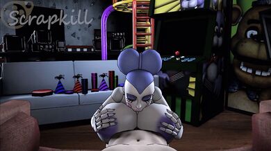 Busty Ballora bounces on your cock and gives you a sweet tit fuck