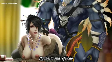 A tradução para o português brasileiro do título da hentai pornô Lulu X Kimahri Hard Fuck é: Lulu X Kimahri Entrada Forte