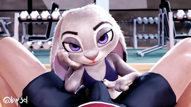 Fit and Frisky - Judy Hopps Personal Workout with Bouncy Bunnies (3D)
