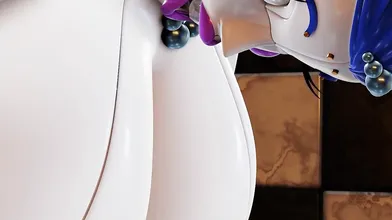 Busty Ballora gets screwed by a horny futa fucking her tight asshole and pussy until she squirts with ecstasy