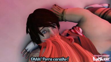 Hentai Porn - Dead or Alive Tag Team America (Traduzido em português)