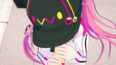 Dark Hentai Desires of a Twitch Streamer - Towa Tokoyami XXX Parody