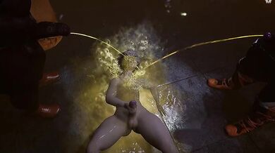 Girl Takes a Piss and Breaks Wind, Ewww Gross!