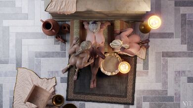 The adventures of Sindel, Cassie and Sonya continue as they explore their love for each other in a hot three-way action!