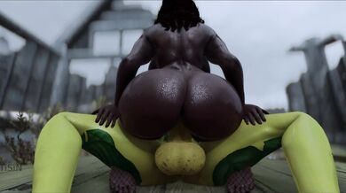 Mighty Futa and Forest Nymph Join Forces to Fulfill the Sultry Mortals Deepest Desires