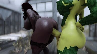 Mighty Futa and Forest Nymph Join Forces to Fulfill the Sultry Mortals Deepest Desires